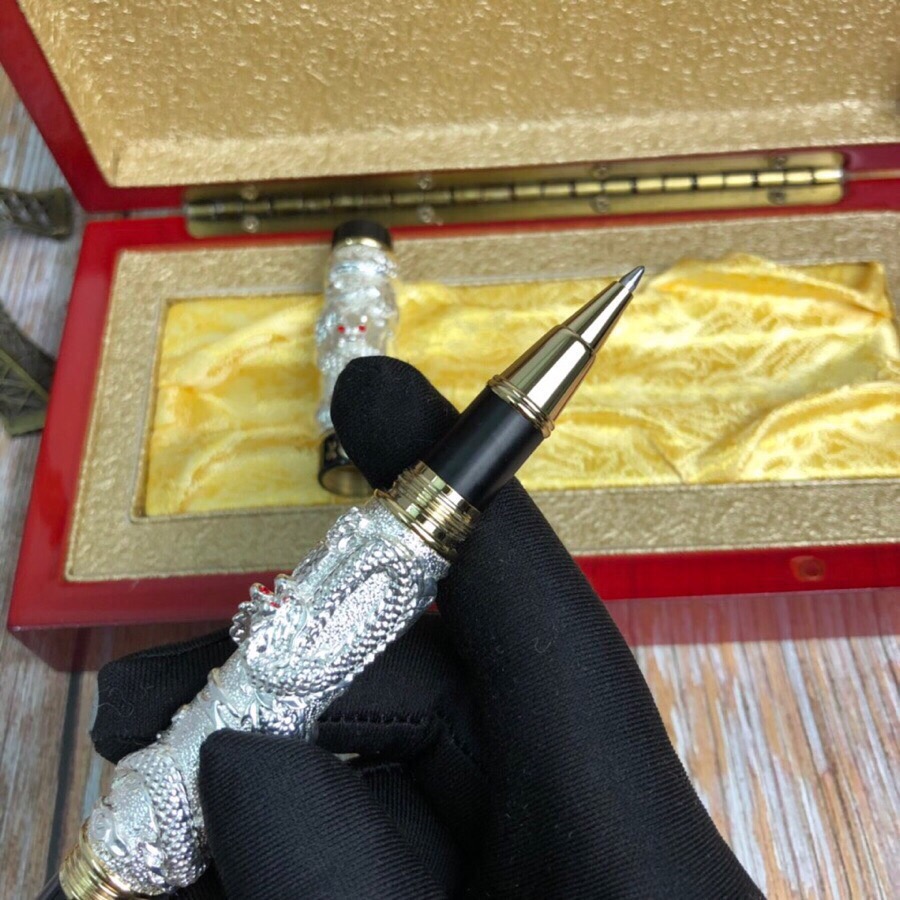 Luxury Gift Jin-hao Double Dragon Rollerball Pen